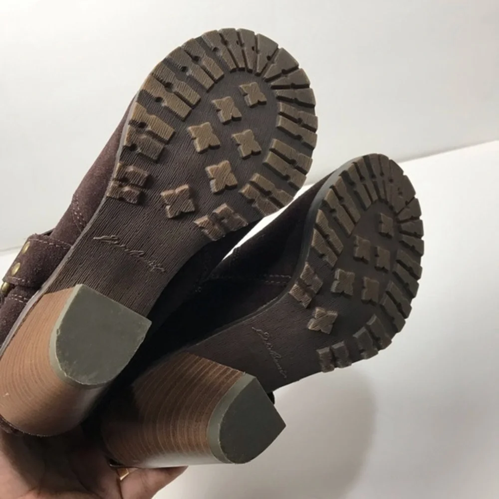 Eddie Bauer Harness Boot MADISON brown Women’s size 6 3” heel height